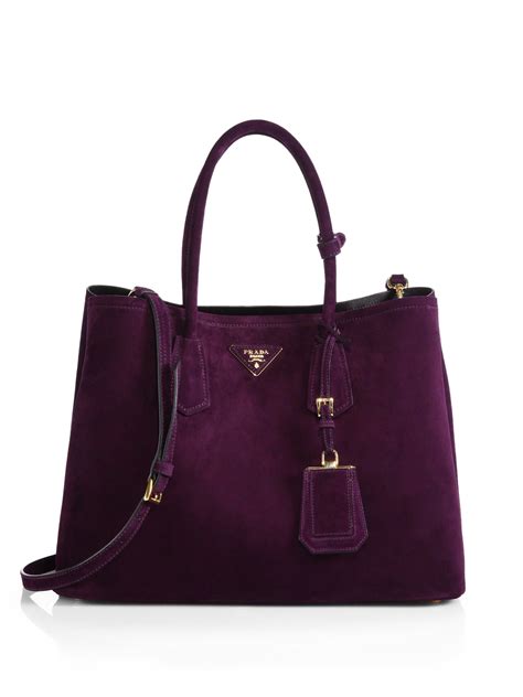 prada suede handbags